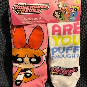 The Powerpuff Girls Woman’s Low Cut Socks - Shoe Size 4–10